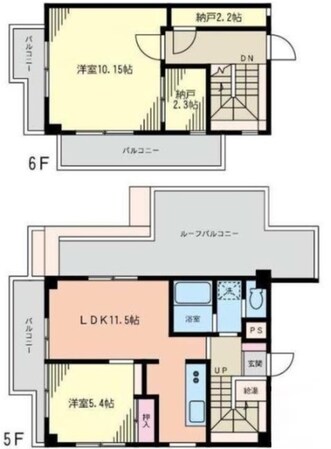 コーポ永岡の物件間取画像